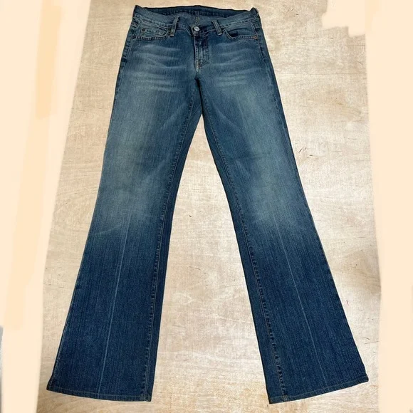 Seven for all mankind boot cut jeans size 28 - Picture 6 of 10